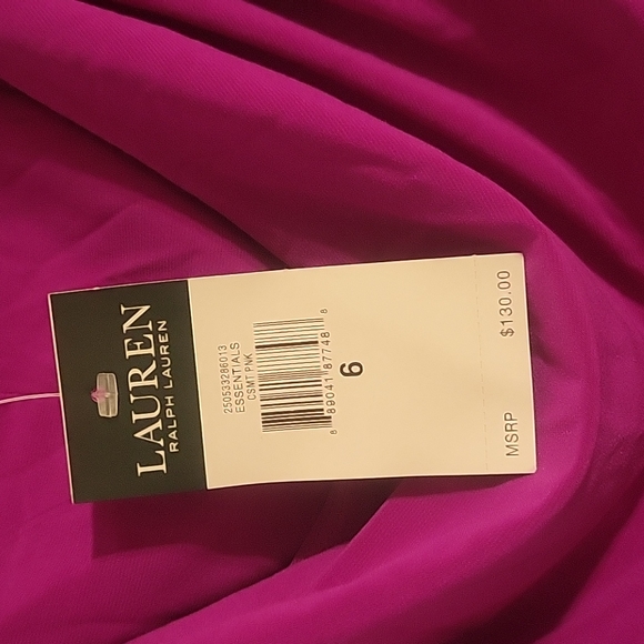 Beautiful plum colored Ralph Lauren dress - Picture 2 of 4